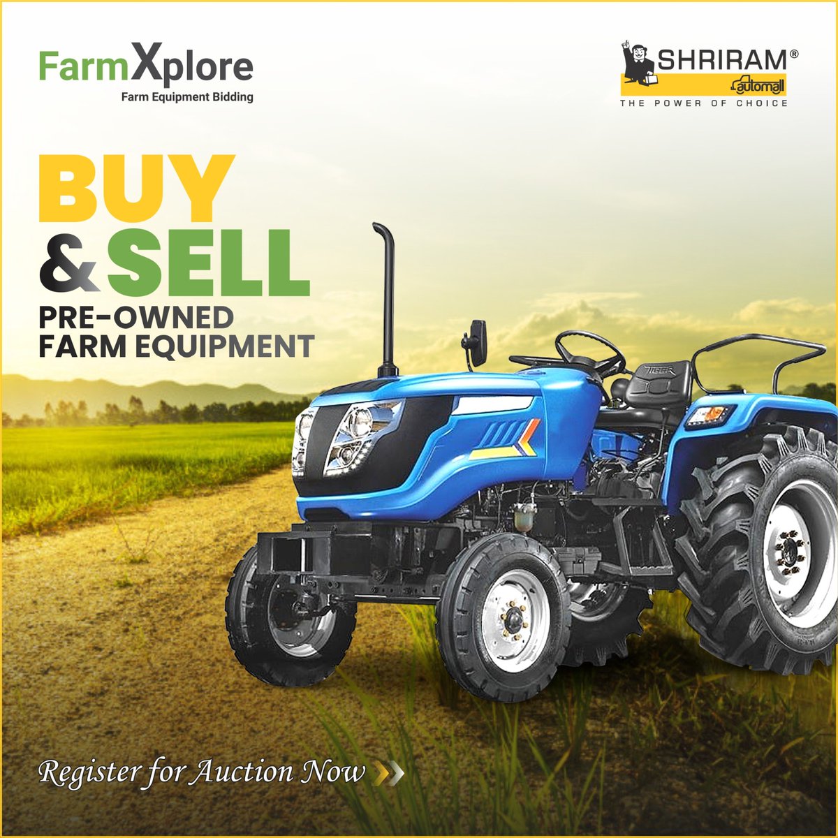 Buy the Used Farm Equipment of Your Choice.

Registered Now: l.samil.in/46P9Osps

#UsedVehicles #UsedEquipment #PhysicalAuction #Farm #FarmEquipment #Tractors #farmer #farmerslife #farming #farmersmarket #Samil #ShriramAutomall #ProudSamilian