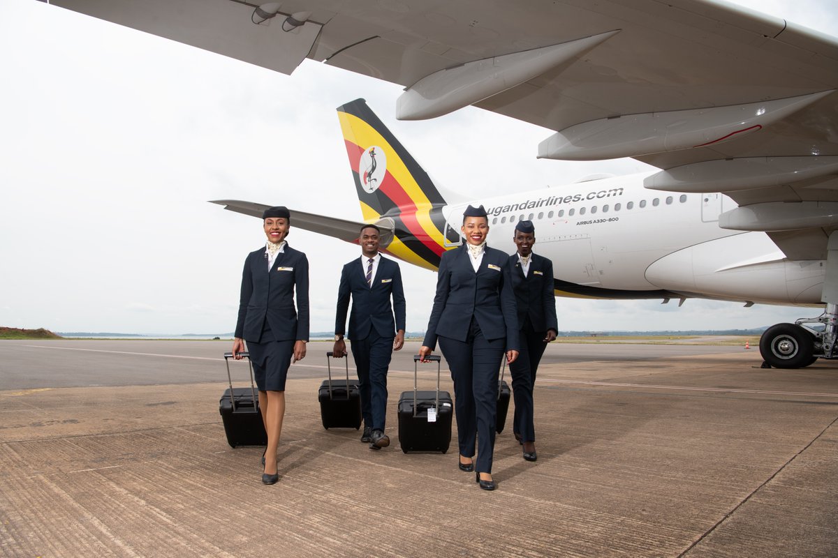 UG_Airlines's tweet photo. Wings ready, spirits high, off to the skies we fly #FlyUgandaAirlines https://t.co/C1VuqW4jKJ