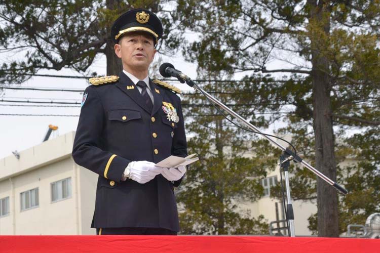 行事】 仙台駐屯地において3月21日、第10代 東北方面後方支援隊長 尼子