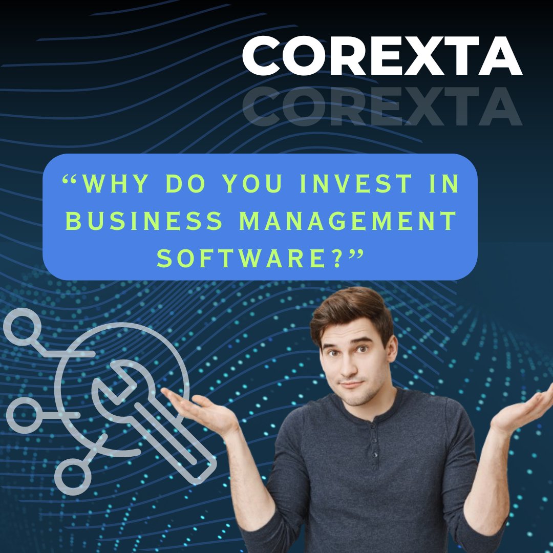 Boost your business with management software: efficiency, collaboration, insights, security. Stay ahead!

#BusinessManagement #SoftwareSolutions #businessGrow #Corexta #CRM #HRManagement #ProjectManagement