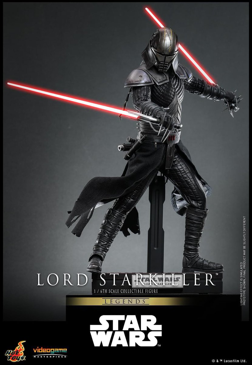 NEWS: @hottoysofficial has revealed a new 1/6 scale Lord Starkiller figure! 🔥