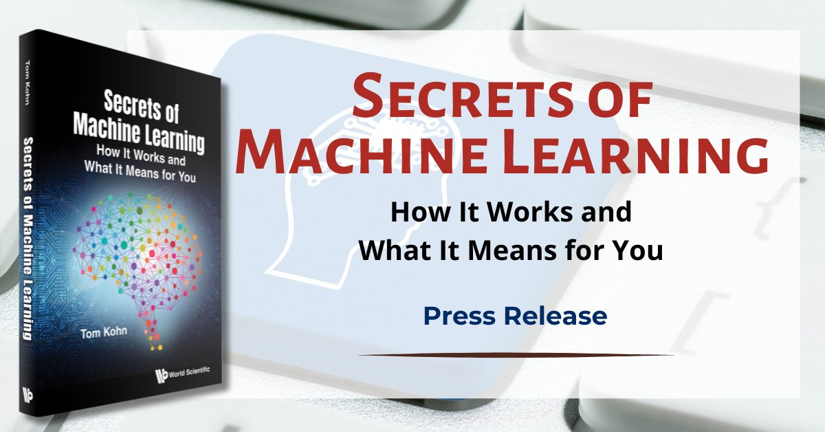 It’s Not Too Late to Learn About AI New book details how machine learning works and what it means for you Why should you care about #AI and #machinelearning? It’s changing the world around us at a startling pace. You need to know how it works and what it means for your industry.