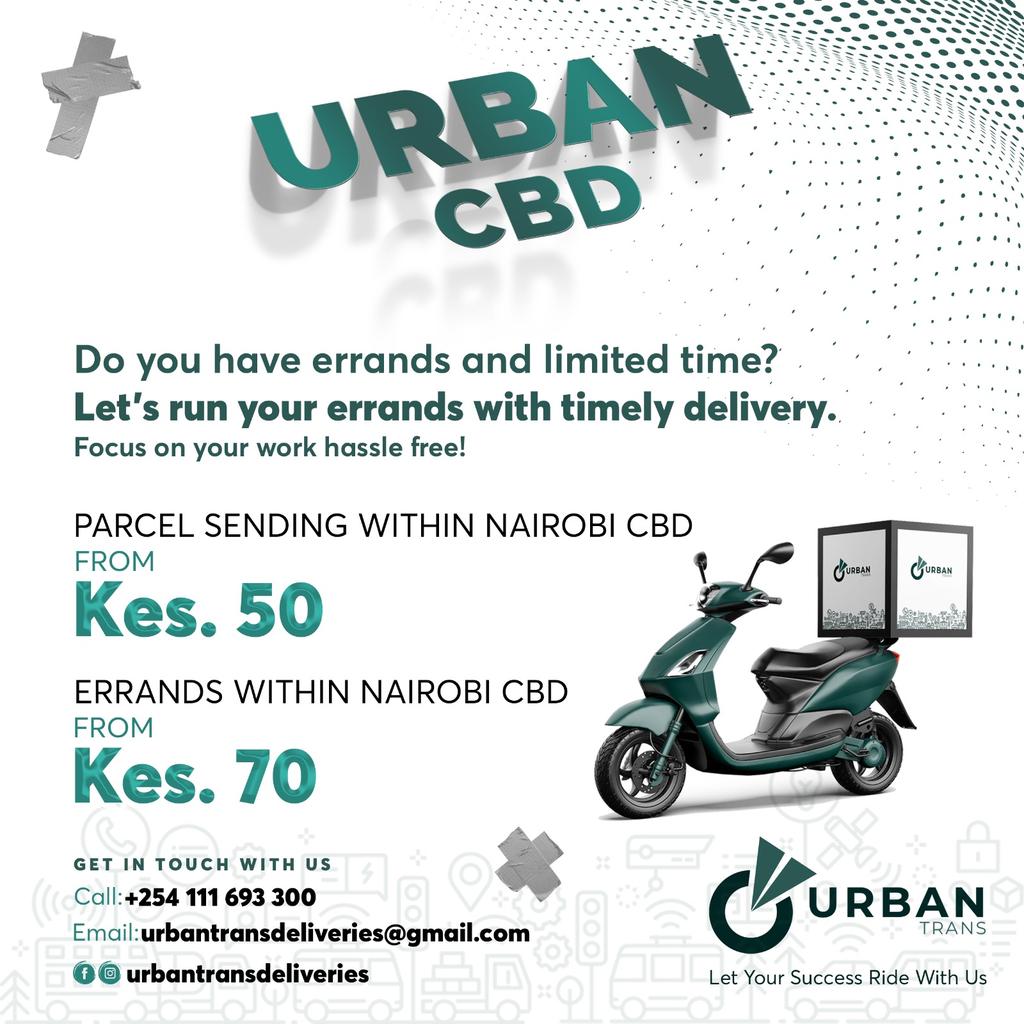 For Deliveries and Errands.
Reach out to us on 0111693300