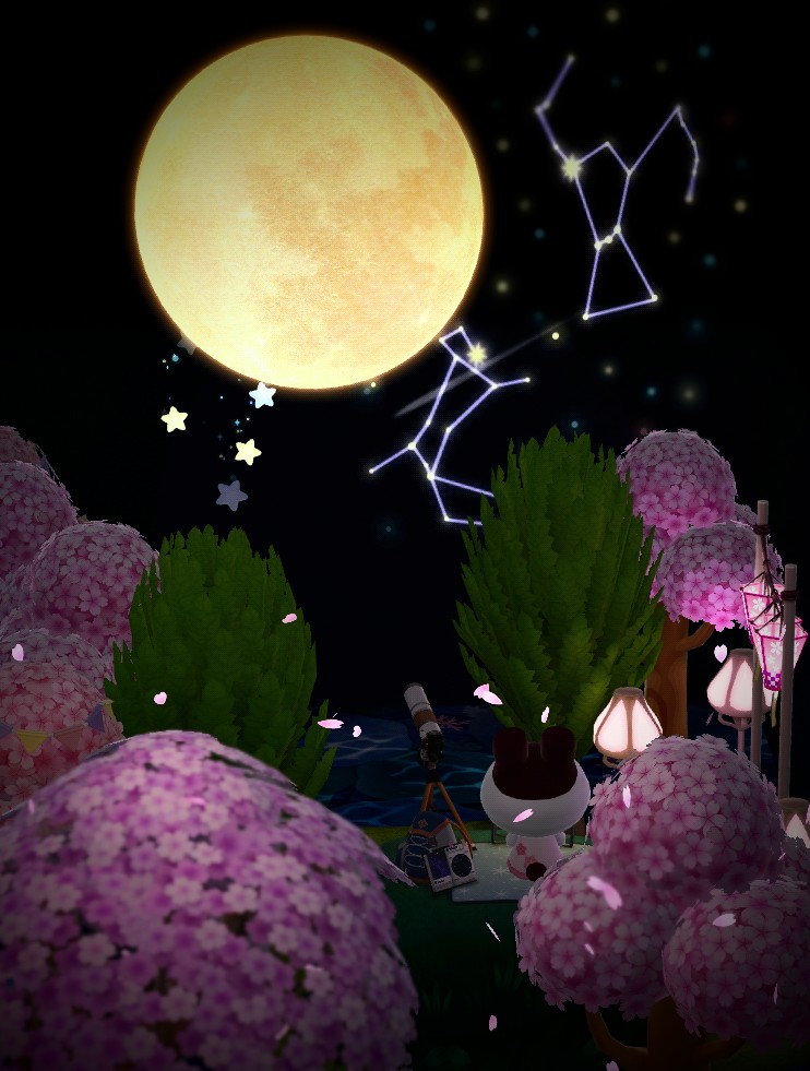 🌸🌕🌠🐰
#acpc #acpcgallery 
#ポケ森 #ポケ森レイアウト 
#ポケ森写真部