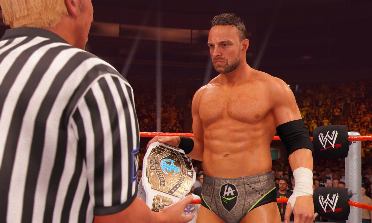 RudeTVNetwork's tweet photo. What an exciting end to #WWERaw with LA Knight successfully defending his Intercontinental Championship!

#WWE2K24 #UniverseMode #PS5
#MayWeekTwo #YearOne https://t.co/h0s89Lp5ES
