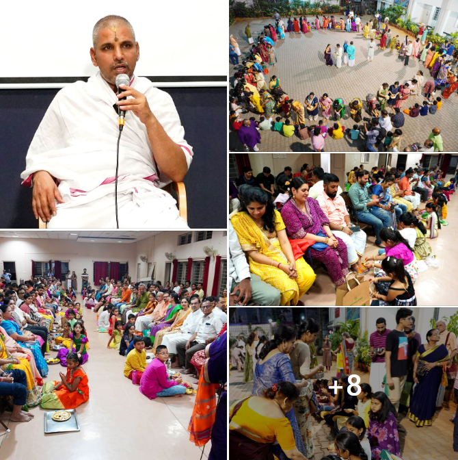 Bengaluru, Apr 20: Mata – Pitru Vandana and Kai-Tuttu programs were organised for the children of Summer Camp at Rashtrotthana Yoga Centre – Jayanagar. facebook.com/rashtrotthanap… #Rashtrotthana #Yoga #RashtrotthanaYoga #RYSRI #SummerCamp #MataPitruVandana #KaiTuttu