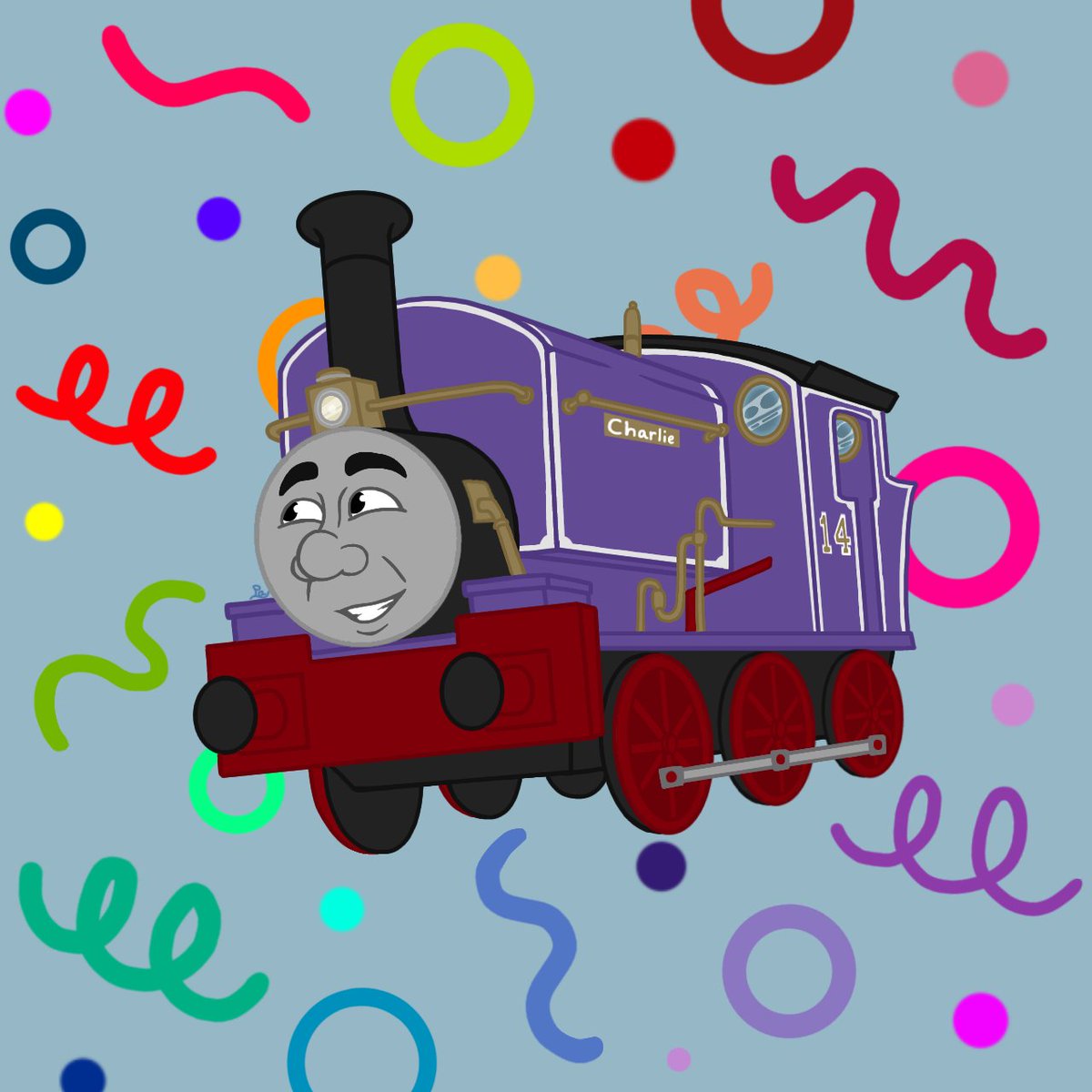 'Not now Charlie!!' #ThomasAndFriends #digitalartwork #TTTECharlie #fanart