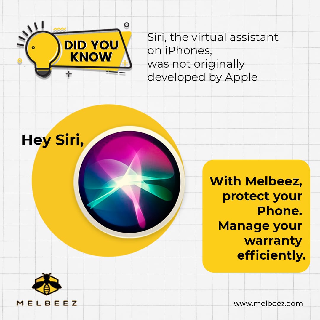 Siri, the virtual assistant on iPhones, was not originally developed by Apple? It started as an independent app before Apple acquired it in 2010. The name 'Siri' is of Norwegian origin, meaning 'beautiful woman who leads you to victory.

#Melbeez #SiriFacts #AppleHistory