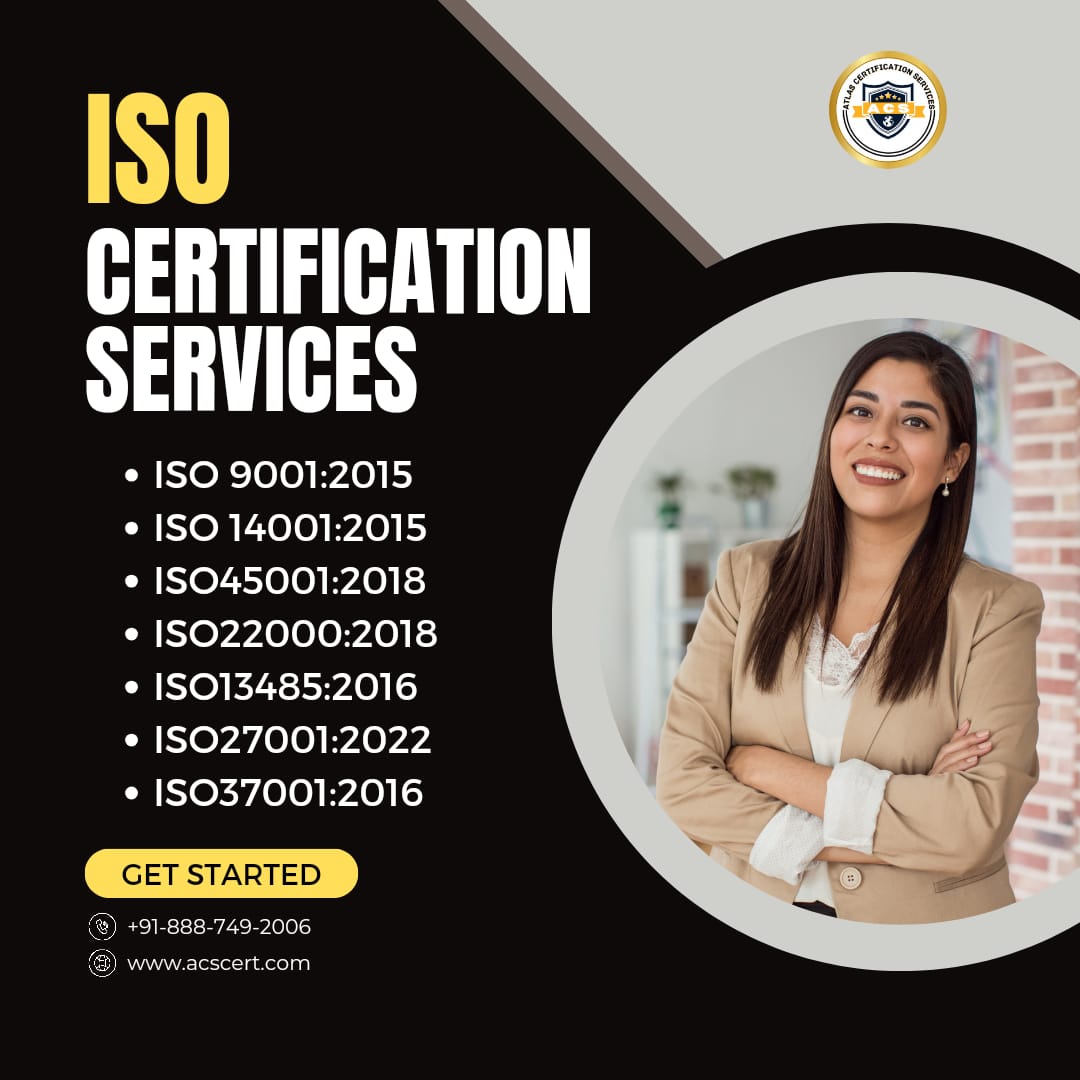 ATLAS CERTIFICATION SERVICES offers expert consultation for your ISO certification journey. Get comprehensive guidance and streamlined procedures for a hassle-free experience. Contact us at +91-8808756942  visit acsiso.com. #ISOCertified #ISO9001 #ISO14001 #ISO45001