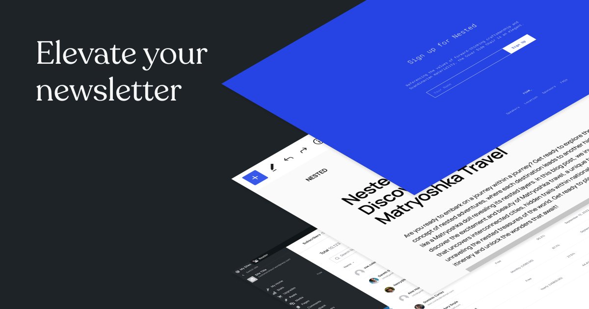 Want to start a newsletter? We got you covered. Learn all you need to know about creating a successful newsletter in our self-guided, free course. 🌐 wp.me/P4gm-2WY