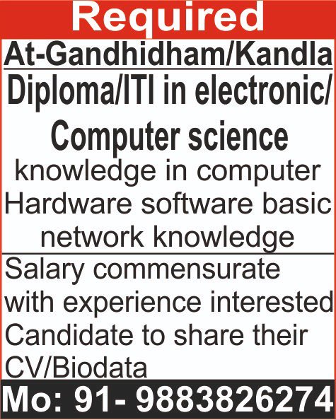Integraltechcom's tweet photo. We are recruiting for our team at #Kandla , #Gandhidham ( #Gujarat ).!
Apply now !
#Jobs #vacancy https://t.co/GIpJg8BOlQ
