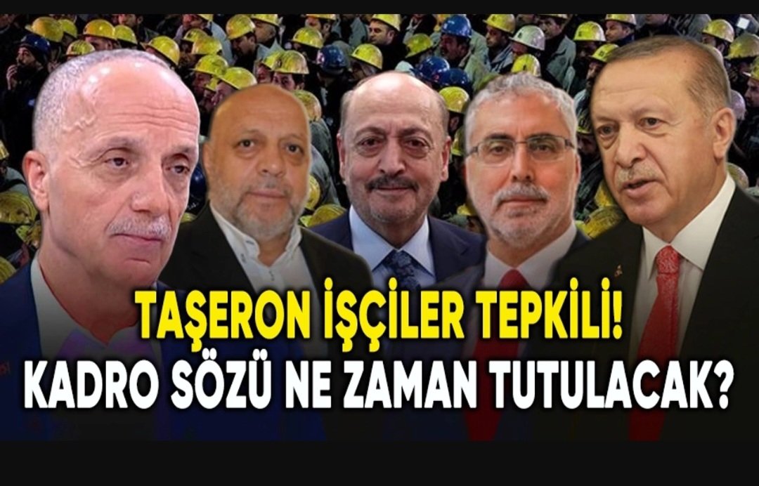@isikhanvedat Türkiye Yüzyılında Çalışma Hayatı özeti: Kamuda Taşeron işçilik hâlâ devam ediyor. Söz verdiniz,Taşeron bırakılan işçiler kadro sözünüzü yerine getirmenizi bekliyor. #TaşeronMeclise