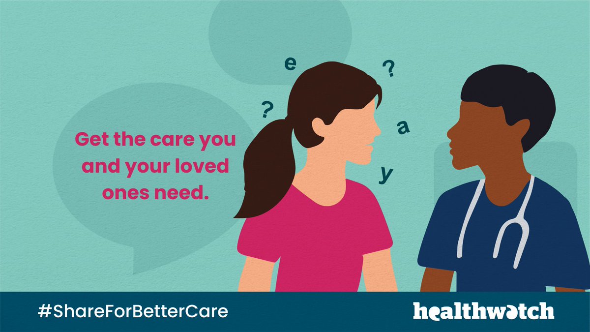 Your voice matters! Sharing feedback about your experience of NHS and social care can make a huge difference and help staff deliver the best care possible for you and your loved ones. #ShareForBetterCare Share your experiences here: loom.ly/xG0THhg