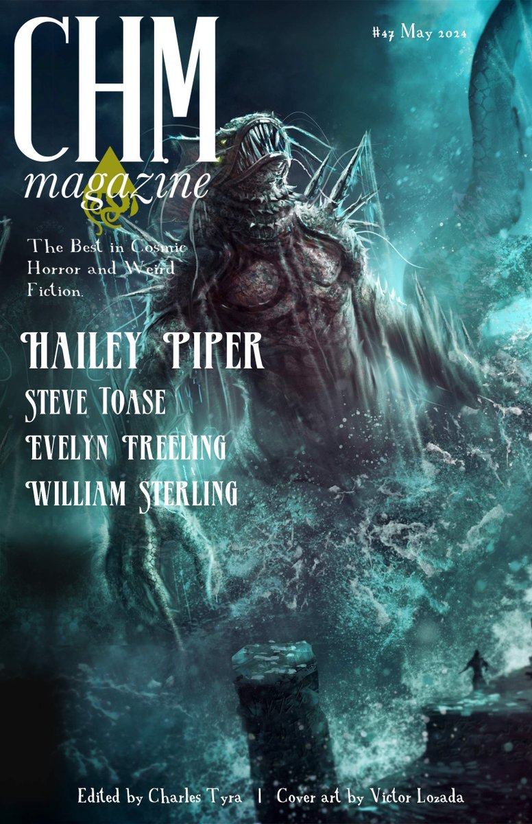 COVER REVEAL! Our next issue is coming soon with new stories from Hailey Piper, Evelyn Freeling, Steve Toase, William Sterling, and more! Cover art by Victor Lozada.