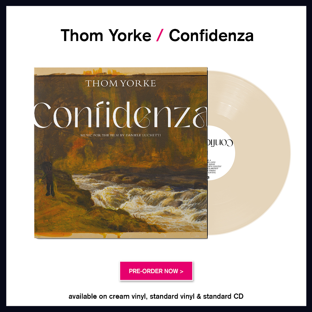 🎵 NEW: Thom Yorke / Confidenza available on cream vinyl, standard vinyl & standard CD shop now 👉 ow.ly/rlBX50Rl0t4+
