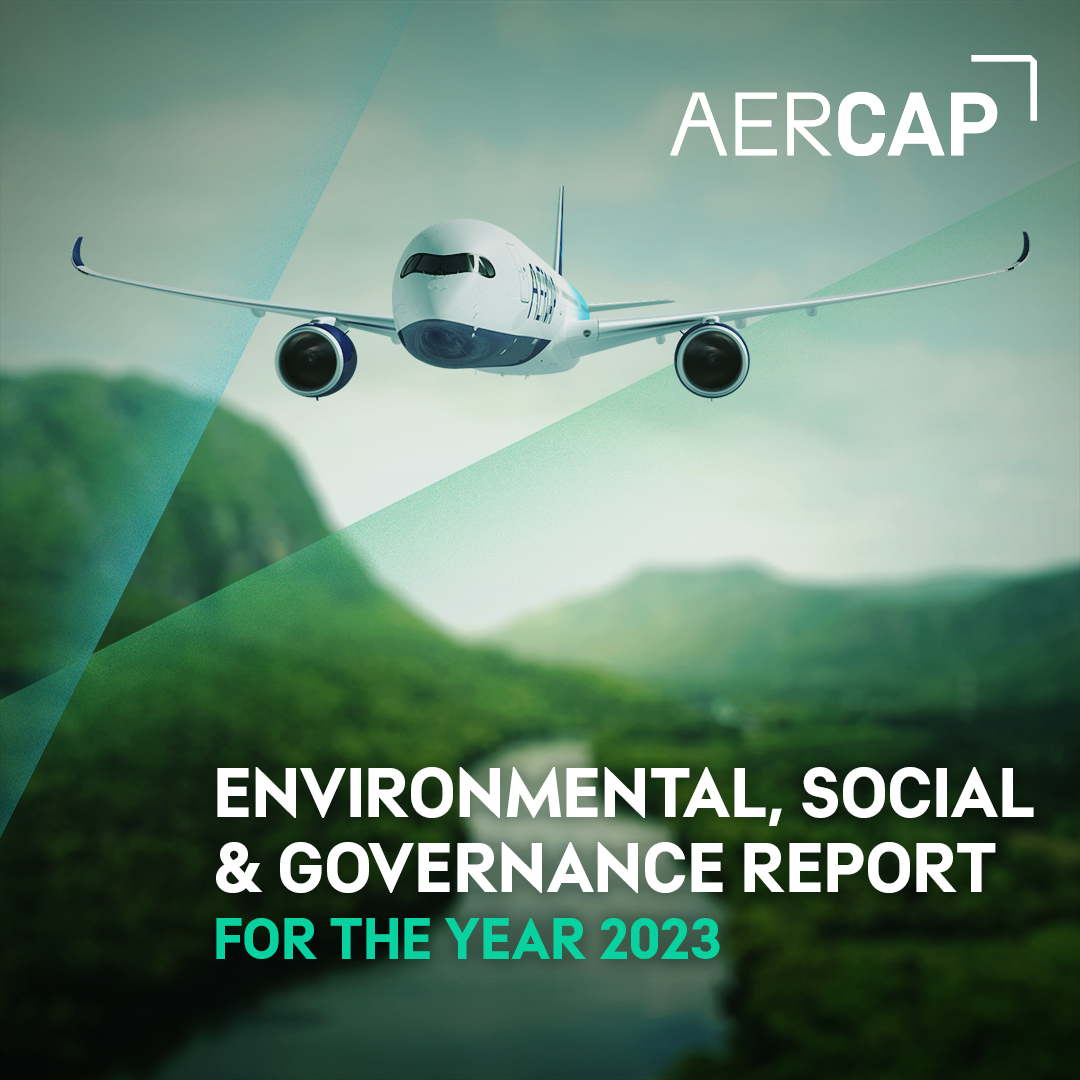 AerCap today announced the publication of its seventh annual Environmental, Social & Governance Report, for the year 2023, coinciding with #WorldEarthDay. Read the full report here: ow.ly/slwb50Rl0yn

#WeAreAerCap #NeverStandStill #WorldEarthDay2024 #Sustainablegrowth