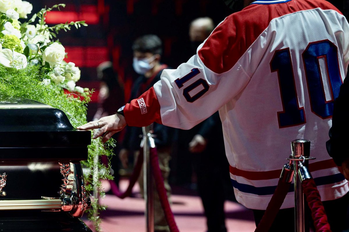 R.I.P. Flower. We said goodbye to Guy Lafleur on this April 22 in 2022. Here, from an emotional Bell Centre public visitation, thousands coming to pay their last respects.