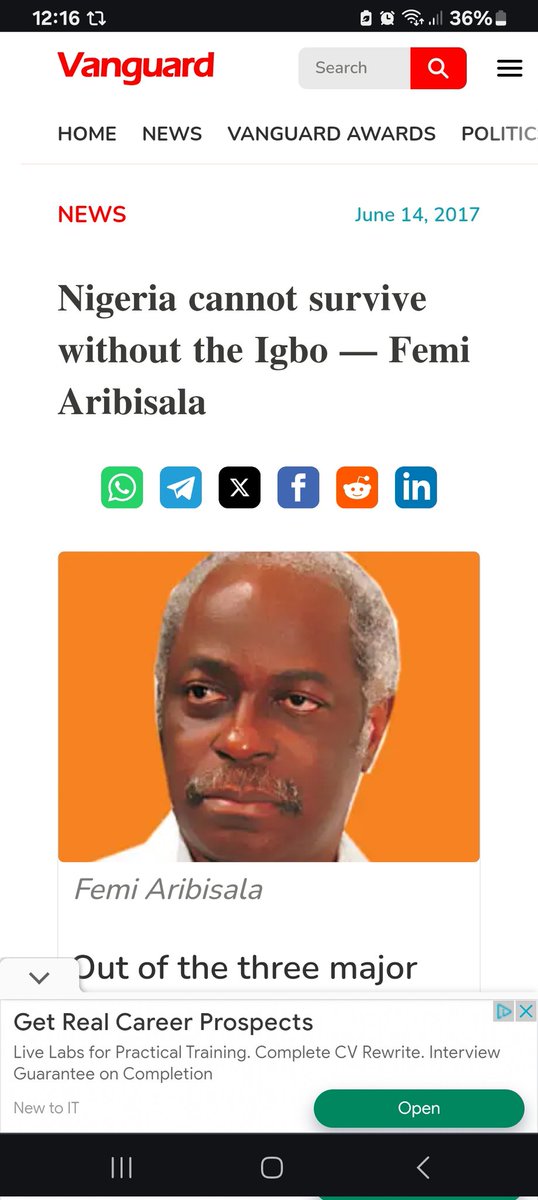It is becoming obvious that the so-called Nigerians cannot survive without the IGBOS.
