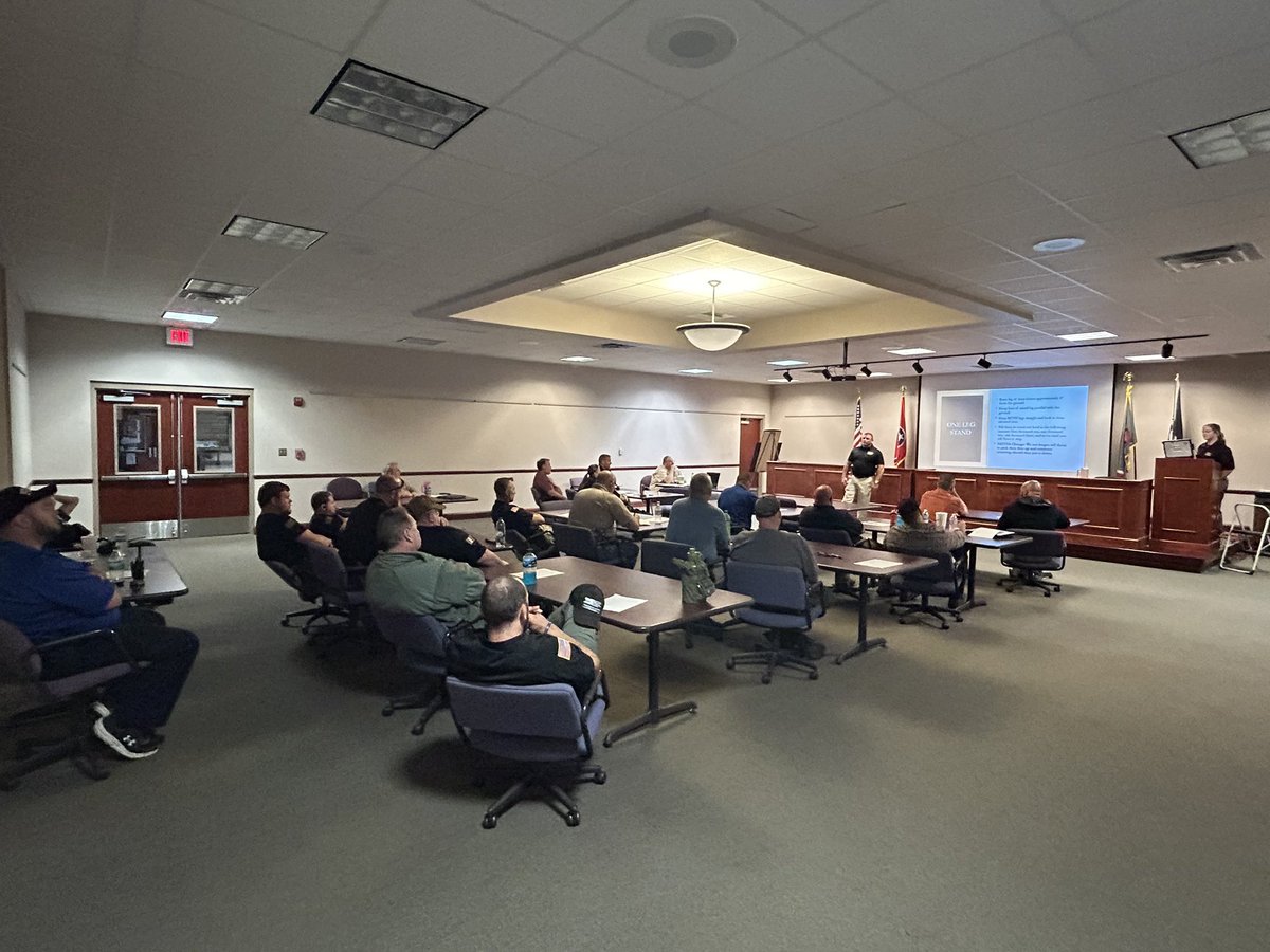 Lt. Potts and Sgt. Drinkard had the chance to share their knowledge and expertise with some DUI detection and field sobriety training for several local agencies in Decatur County. #neverstoplearning #JoinTHP