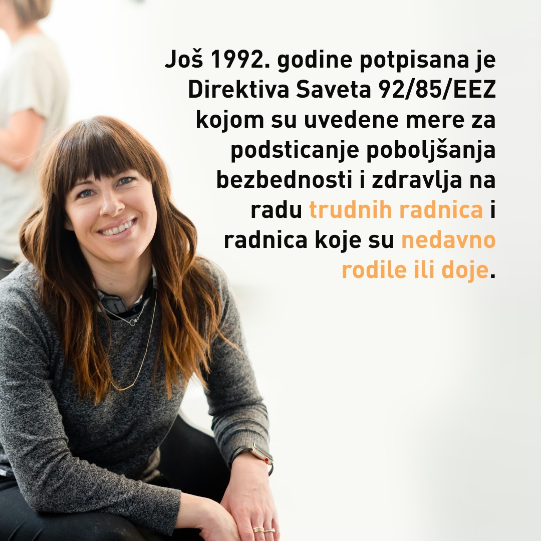 Žene koje su angažovane na ugovorima van radnog odnosa imale bi pravo na održavanje trudnoće i na porodiljsko odsustvo, kao što imaju žene koje rade po osnovu ugovora o radu, kada bismo naš Zakon o radu uskladili sa EU Direktivom.

✍️ bit.ly/3ZtHtil

<a href="/eusrbija/">EU u Srbiji</a>