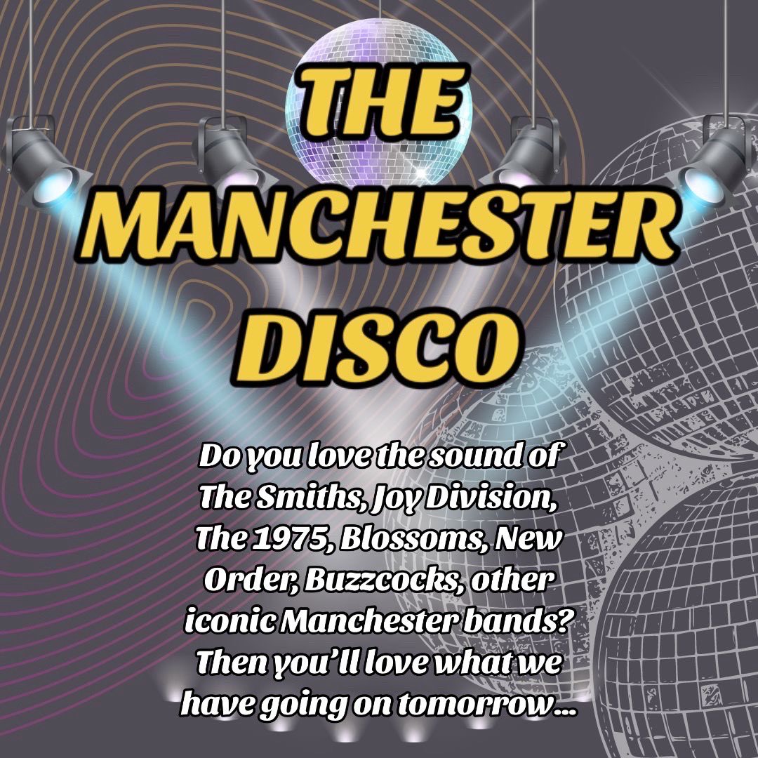 Tomorrow we hold our first ever Manc Disco at @thisisbask in Stockport! 🎶 VIEW THIS POST FOR MORE DETAILS AND COMMENT BELOW IF YOU HAVE ANY QUESTIONS❤️ #ManchesterMusic #MancunianLegends #CommunitySupport #supportyourlocalartist #supportyourlocalbusiness #ManchestersGuitar