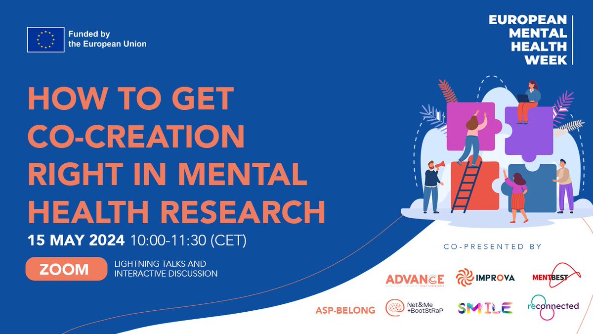 Save the date: 15 May 2024!*** We are excited to announce that joint efforts among our sister projects have been made, and we are having a talk at the European Mental Health Week! @MentalHealthEur