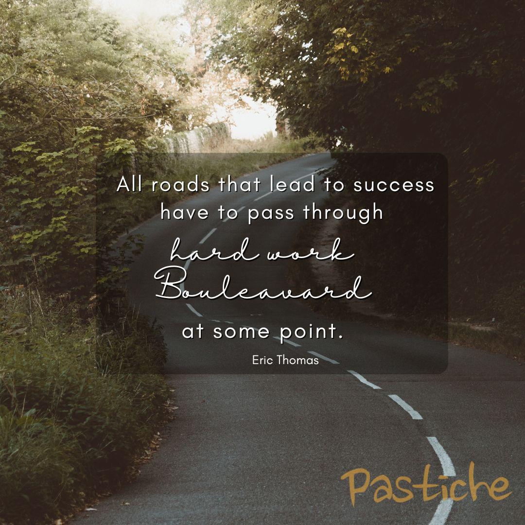 All roads that lead to success have to pass through hard work Boulevard at some point.

~ Eric Thomas

#success #hardwork 𝗦𝗵𝗼𝘄 𝘆𝗼𝘂𝗿 𝘀𝘂𝗽𝗽𝗼𝗿𝘁 𝘄𝗶𝘁𝗵 𝗮 𝗹𝗶𝗸𝗲! #WineEnthusiast #AmericanFlavors #FoodAndWinePairing #TasteOfItaly