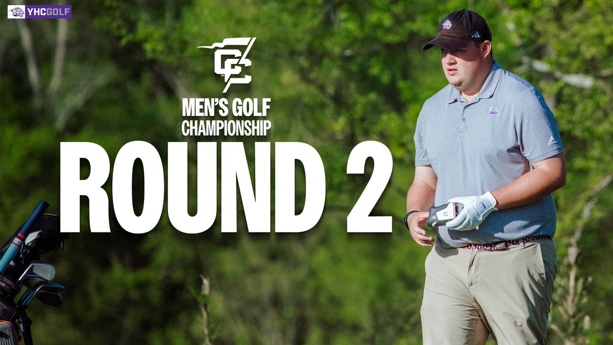 YHC_Golf's tweet photo. Round 2 of the @ConfCarolinas Men's Golf Championship starts today! https://t.co/z0wPdTWcbT