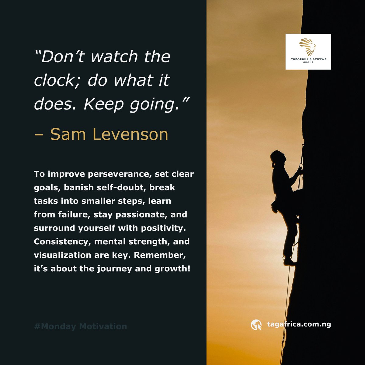 TAGbyOuiCapital's tweet image. Perseverance is the heartbeat of success. At TAG Africa, we stand with the continent&apos;s visionaries, fueling their journey with unwavering support and guidance. Together, we grow, we fund, we conquer. 

#TAGAfrica #PerseveranceInAction #AfricanEntrepreneurship&quot; 🌍💼🚀