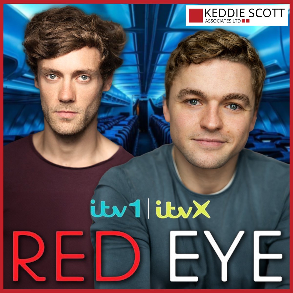 📺New six part thriller RED EYE is now flying high on @ITVX ⭐️RYAN CLOUD plays Daniel Lomax ⭐️JAMES ARDEN plays Desk Sergeant #SuperClients