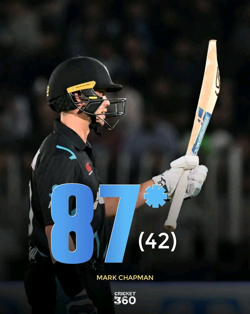 Alone Warrior - Player of the match - The Destroyer.

#markchapman #neezeland 
#CricketTwitter #PAKvNZ 
#Cricketwinner #NZvsPAK 
#ShaheenAfridi #BabarAzam 
#