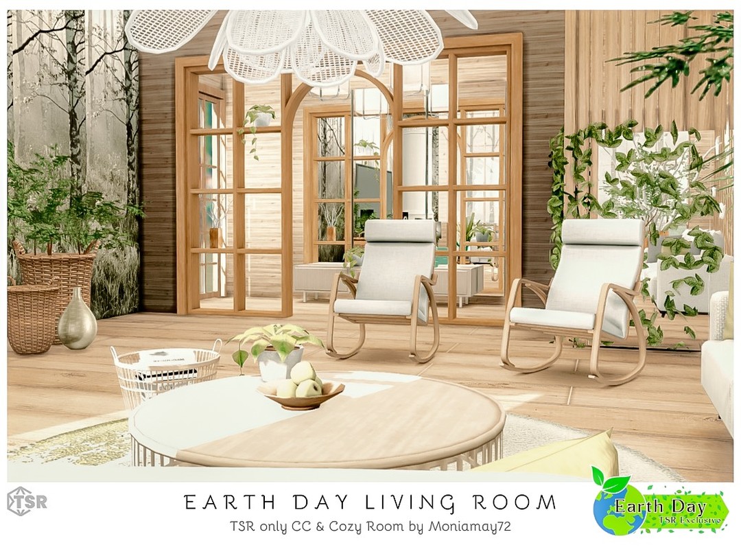 📷 by @moniamay72: I have built a lovely green accent Living Room for Earth Day in Sims 4. Custom content was used. Thank you to all TSR CC's Creators! Download on @thesimsresourcedotcom thesimsresource.com/downloads/1697… All links in Bio #Sims4cc #ts4 #ts4build #ShowUsYourBuilds