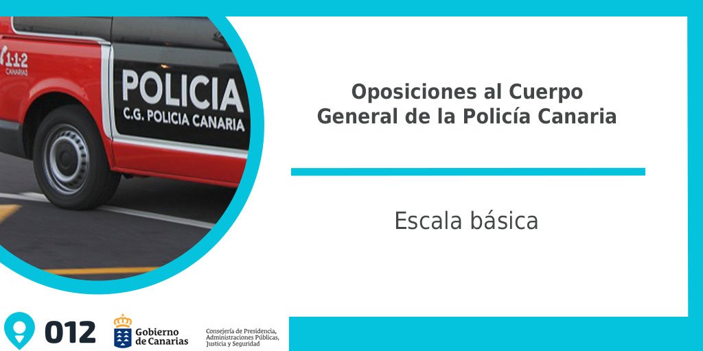 Oposiciones al Cuerpo General de la Policía Canaria📢se reabre el plazo para apuntarse a la escala básica🚔 Ahora hasta el 09/05. Si presentaste la solicitud en la publicación inicial en 2023 no tienes que presentar una nueva. sede.gobiernodecanarias.org/sede/procedimi…