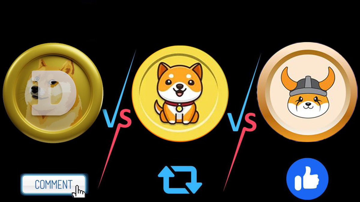 Which #memecoin will make #1000x first ? #Babydoge OR $DOGE OR $FLOKI 🧐