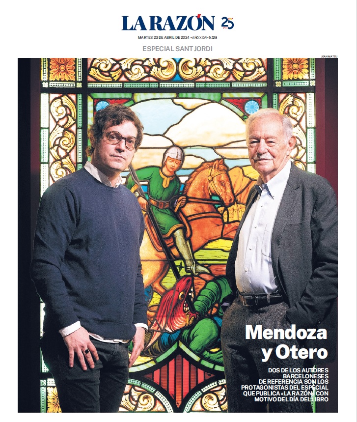 VictorFdez_'s tweet photo. Mañana publicamos este especial Sant Jordi. Este año ha sido especialmente difícil de realizar, pero al final queda el papel que es lo que importa. Millones de gracias a Eduardo Mendoza y @MiquiOtero por prestarse al atraco, y a @gabripinos y @anna_p_s por hacerlo fácil. https://t.co/6gtvK6O97w