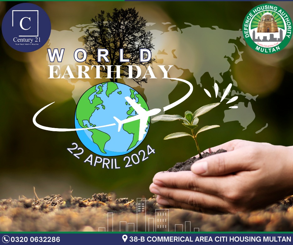 Happy Earth Day, let's celebrate our beautiful planet today and every day. Together let's make it green and pristine. 

#Century21realtor #Dhamultan #PrideOfPakistan #WorldEarthday