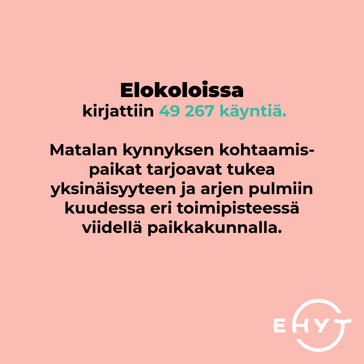 Kurkista EHYTin vuoteen 2023! Päihde- tai rahapeliongelma koskettaa yli kahta miljoonaa suomalaista. Ennaltaehkäisy on tehokkain tapa torjua ongelmia yhteiskunnassamme. Siksi ehkäisevää päihdetyötä tarvitaan kaikkialla: oppilaitoksissa, työpaikoilla ja perheissä. #kehysriihi