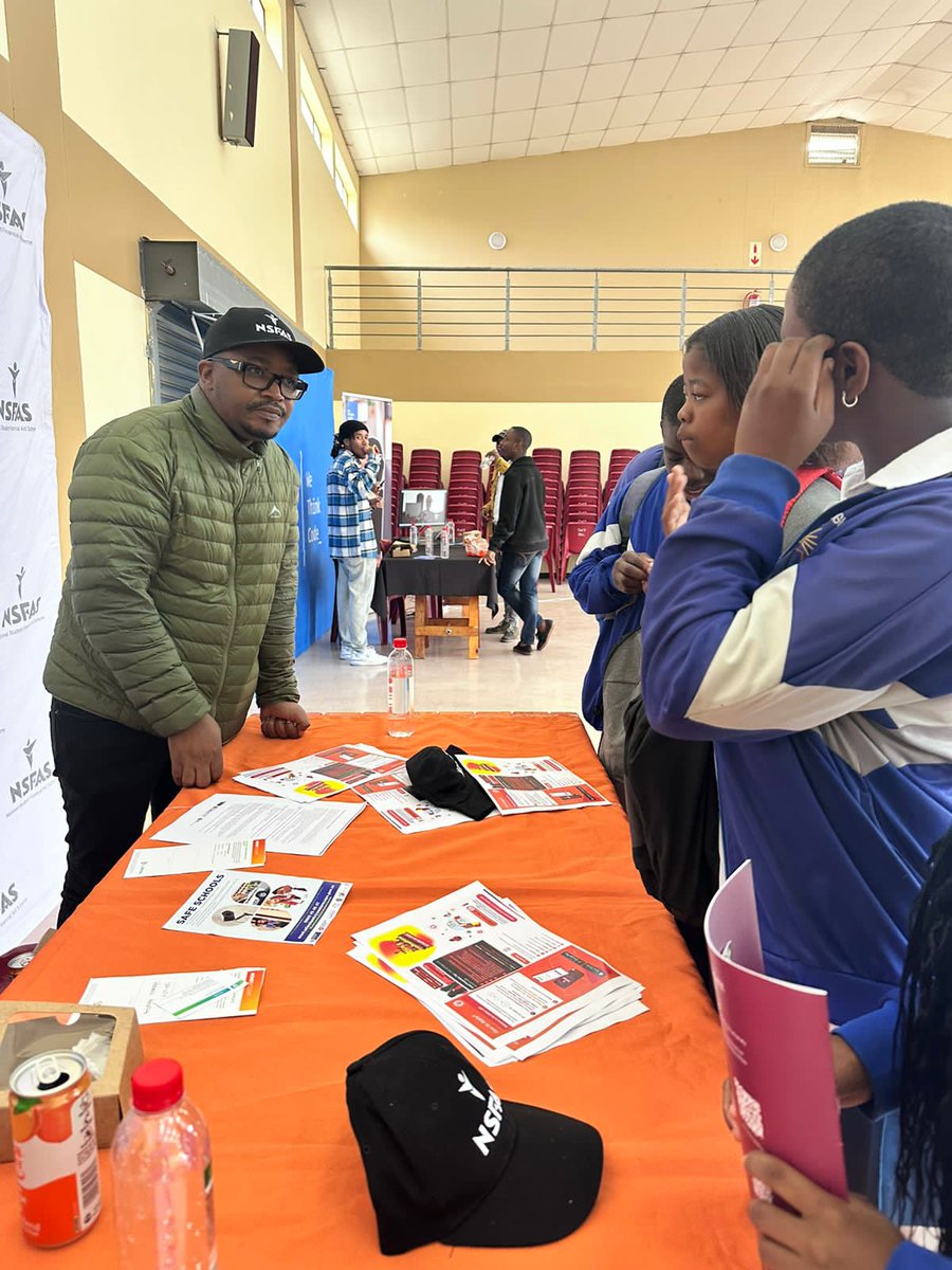NSFAS honored the invitation to share more information on funding opportunities at Gugulethu Grace Bible Church with learner from five 5 High Schools around the Community of Gugulethu. #NSFAS2024 #ComeWithUs