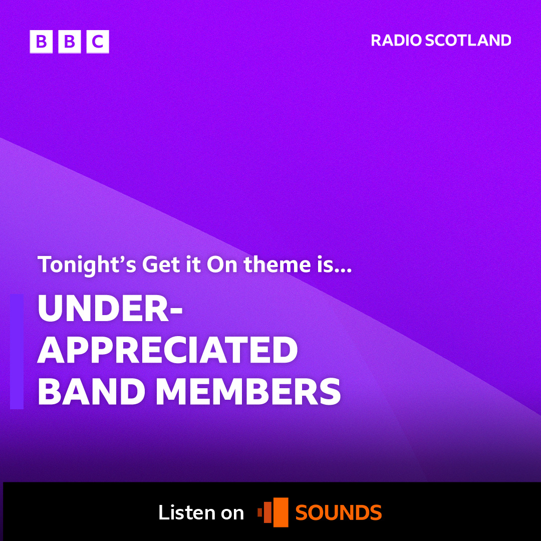 On #BBCGetItOn tonight, we want to know about the band members who deserve their moment in the spotlight. Did Eric put Roller in the Bay City? What about Queen’s John Deacon or Deacon Blue’s Dougie? Who are your favourite under-appreciated band members?