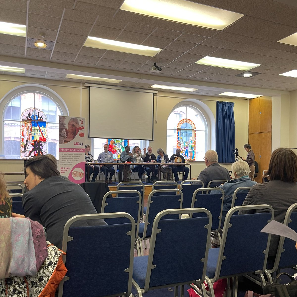 I had a great time on Saturday over at the UCU's first Workload Conference. It was great to speak with other reps from across HE, FE, Adult and Prison Ed about our experiences and positive actions other branches have taken to secure a safe working environment. 
- Charlie <a href="/ucu/">UCU</a>