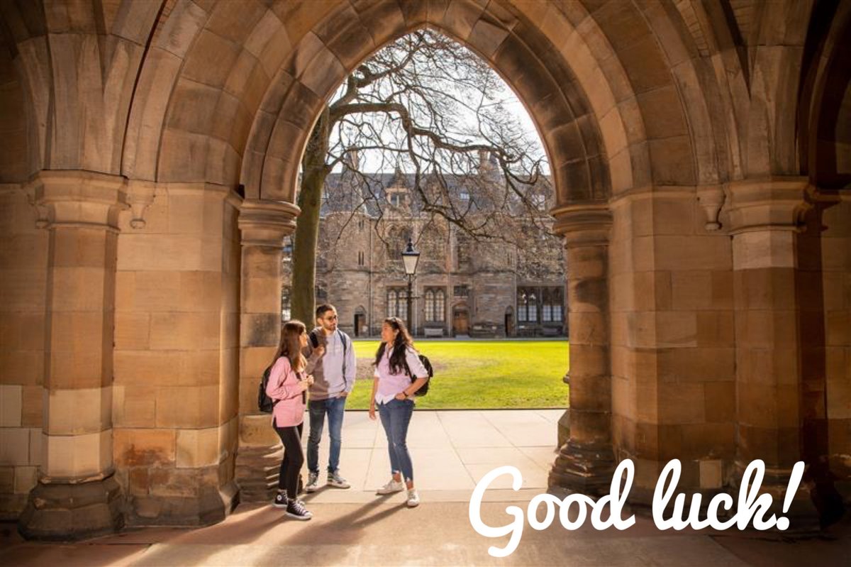 Good luck to all our students who have started their exams today and to all the future #STEMinist students who are studying for their Highers, from all of us in the School of Computing Science!