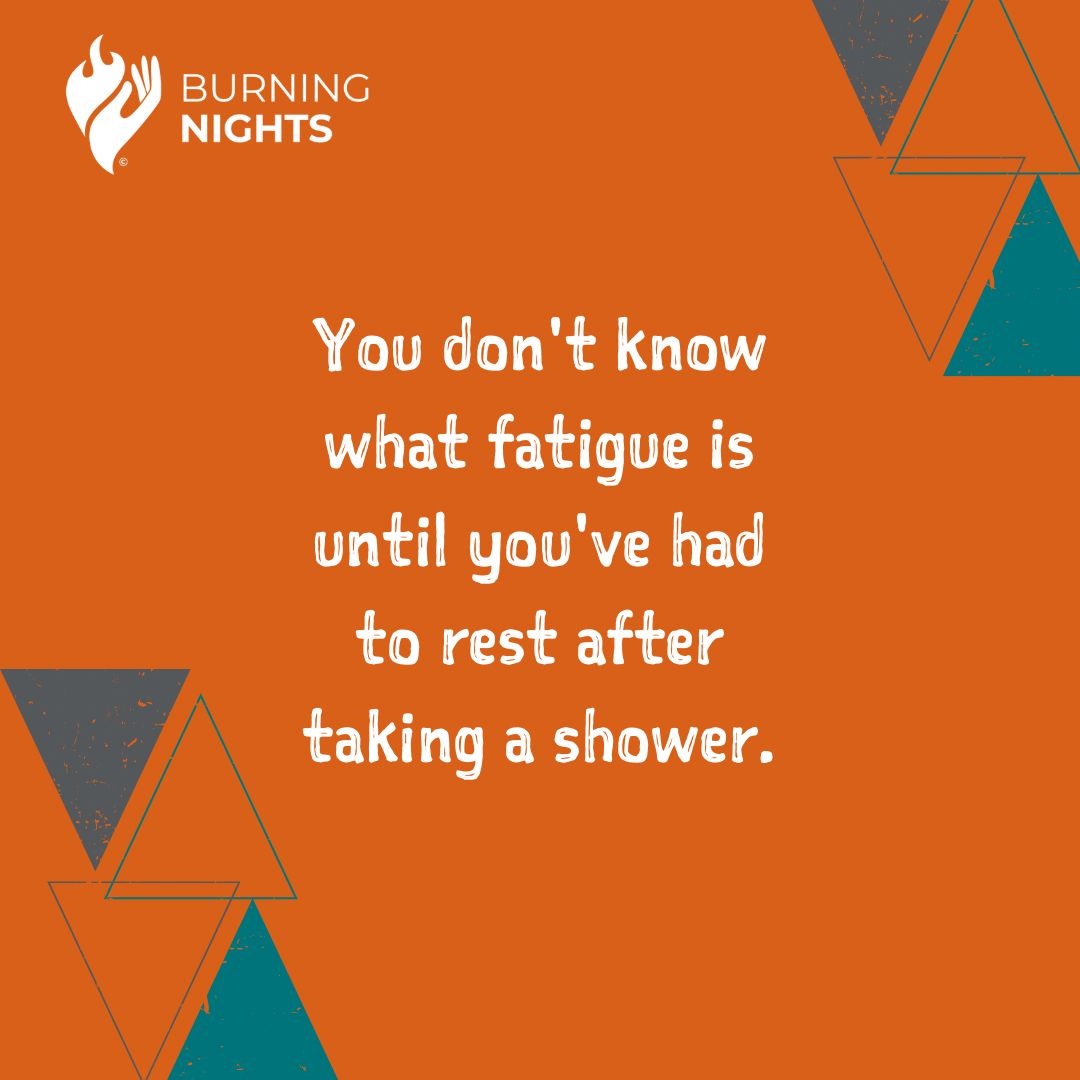 Thought of the day
You don't know what fatigue is until you've had to rest after taking a shower.
•
•
•
•
•
 #BNightsCRPS #CRPS #crpsawareness #crpswarrior #crpslife #crpssupport #chronicpain #CRPSisReal