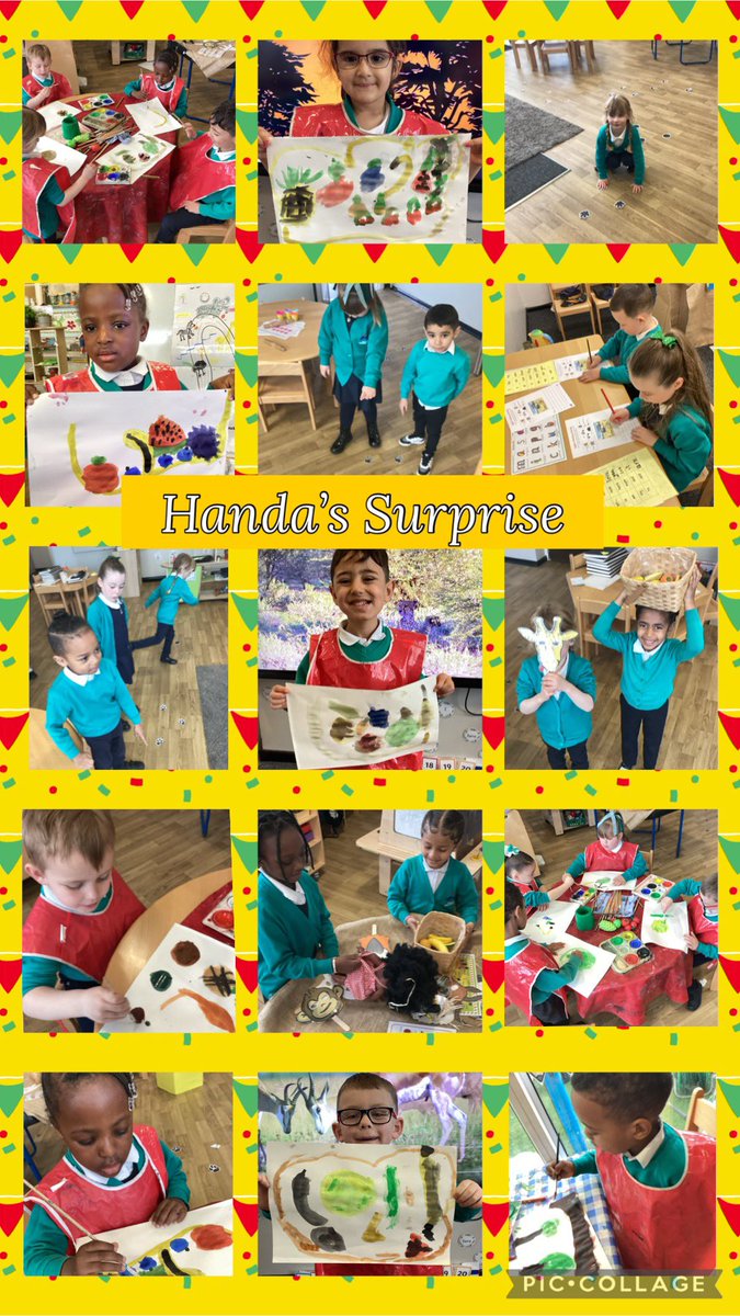 Dosbarth Rose and Dosbarth Daisy have enjoyed learning Handa’s Surprise story. In our Enhanced Provision areas we have been painting fruits using water colours and retelling the story in the tuff tray. #MPSRose #MPSDaisy