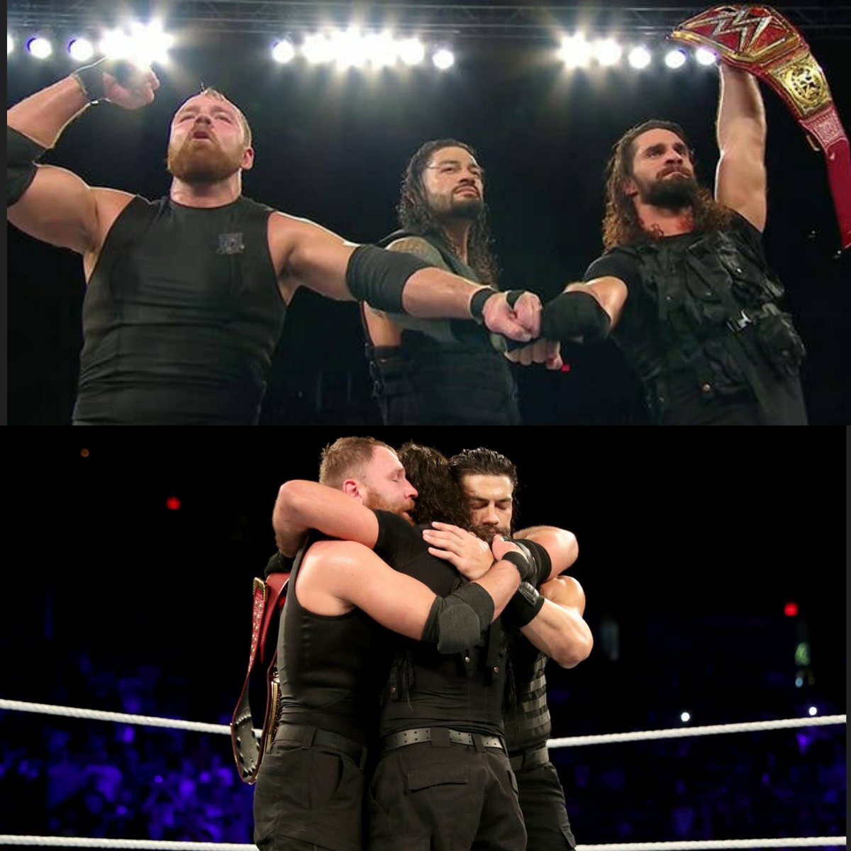 _Rollins_Utd's tweet photo. 5 years ago, The Shield
had his final match as a Faction in WWE. 🥹
#TheShieldFinalChapter https://t.co/7Rst102iYb