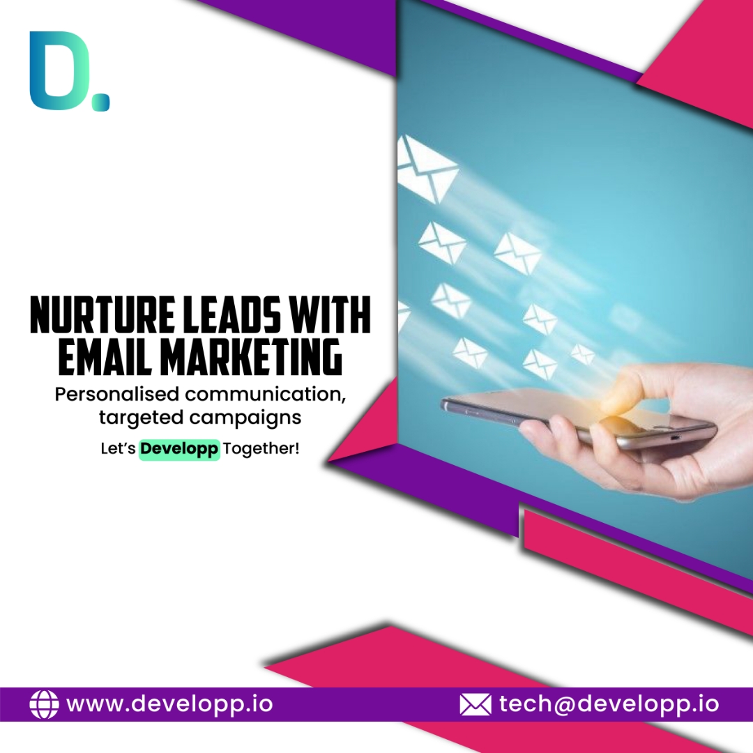 Foster lasting relationships and drive conversions with personalised email marketing campaigns. Connect with your audience and achieve your marketing goals.

Contact us:
tech@developp.io
developp.io

#Developp #emailmarketing #emailmarketingstrategy #nurturingleads