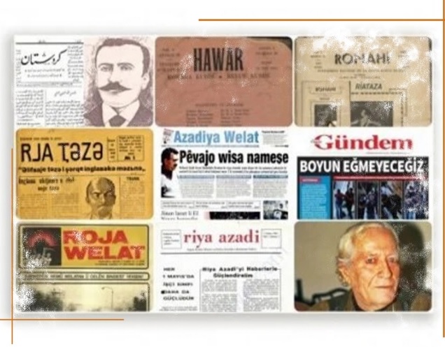 🔴 On 22 April 1898 the first Kurdish newspaper was published. 126 years later, as the #MedyaNews community we celebrate #KurdishJournalismDay. We remember all those #Kurdish reporters who have lost their lives, and send our support to all those devoted journalists working for a