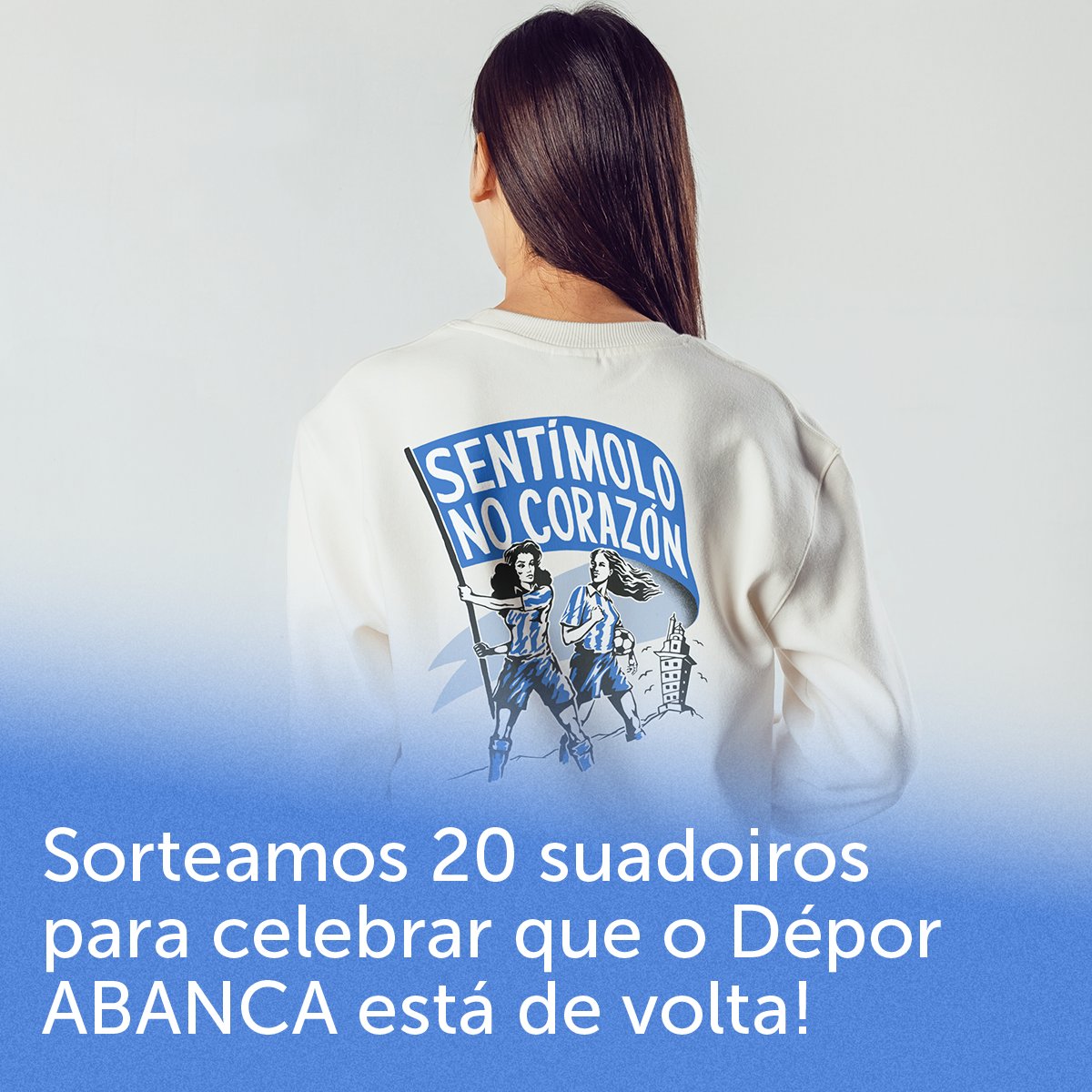 💙🤍 Celebramos o ascenso do #DéporABANCA 🤍💙! 

Sorteamos 20 suadoiros conmemorativos dunha tempada para recordar 🙌🏆.

Participa! 👇

👉 Repostear esta publicación
👉 Seguir a @somosabanca e a @rcdeportivofem 

BBLL: abanca.com/files/docs/bbl…