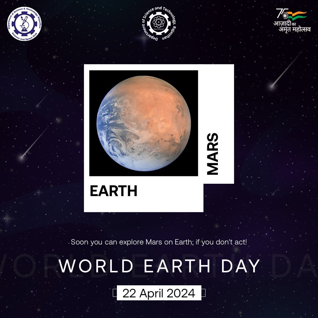 Today, let's renew our commitment to safeguarding our precious planet.

Let's make every day Earth Day by nurturing our home.🌍🌿

#EarthDay #DSTRajasthan #ScienceForKids #CuriousYoungMinds #LearningIsFun #ScienceMagic #KidsScience #ScienceIsAwesome