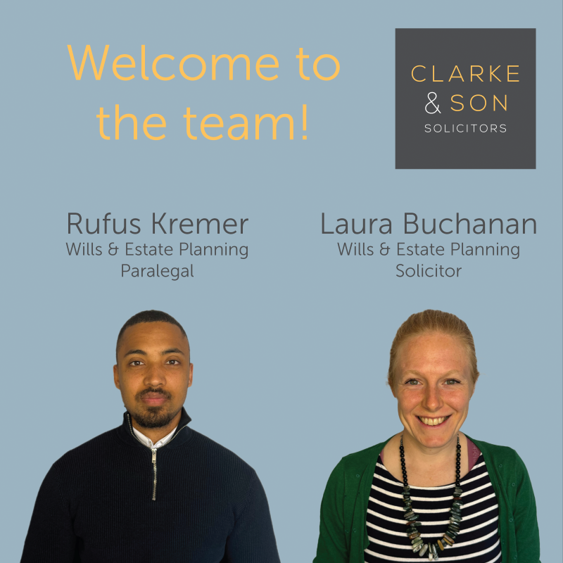 We are delighted to welcome two new team members to our Wills & Estate Planning team!🎉 We warmly welcome them aboard and look forward to their valuable contributions. #willsandestateplanning #newstarters #WelcomeAboard #LegalProfessionals