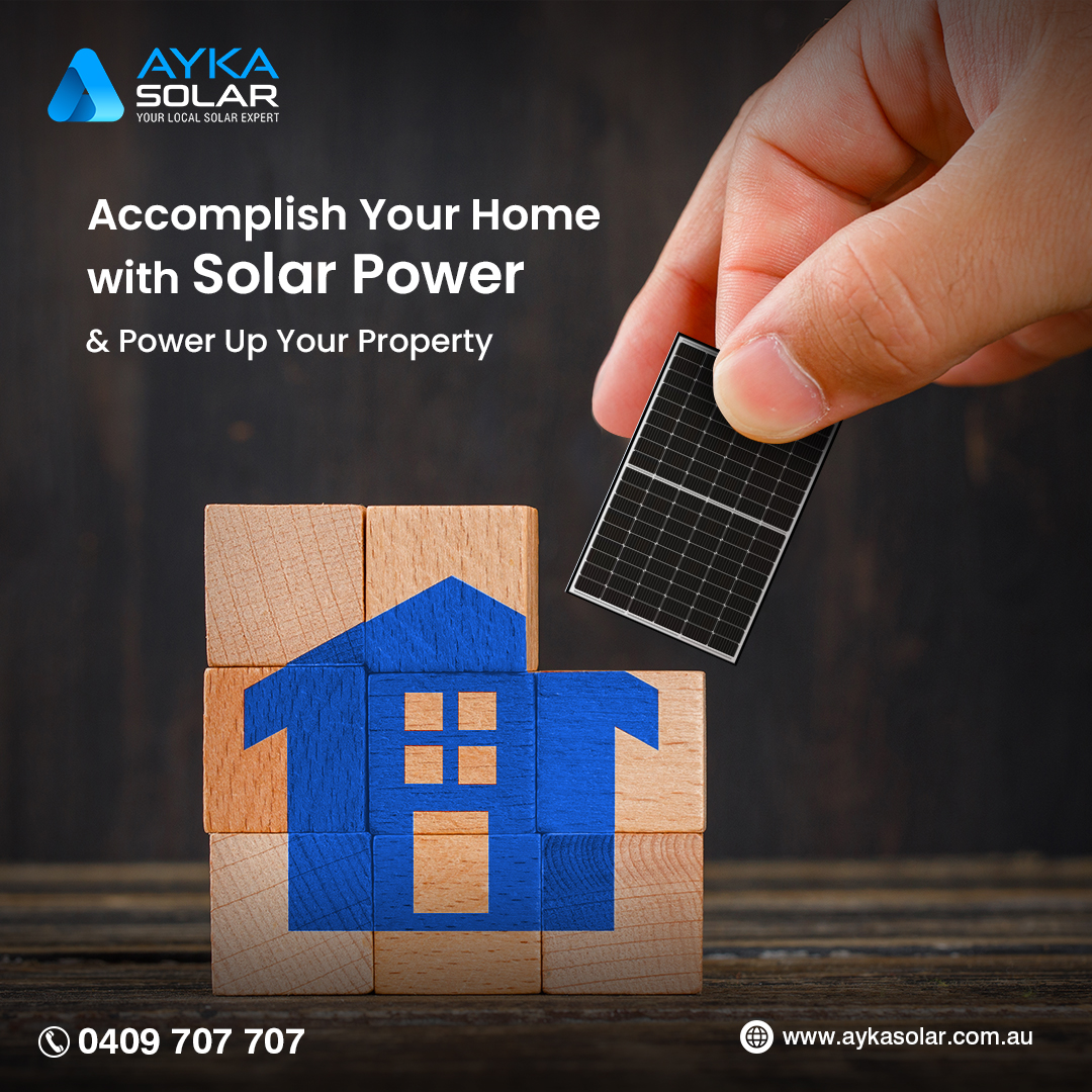 Increase your property value by connecting your home to solar power with AYKA Solar.💰🌞

📲 Call On: 1300 AYKASOLAR or 1300 295 276
💻Our Website: aykasolar.com.au
📩Our Mail: enquiries@ayka.com.au

#aykasolar #SolarInstallation #SolarAustralia #renewableenergy  #bbb24